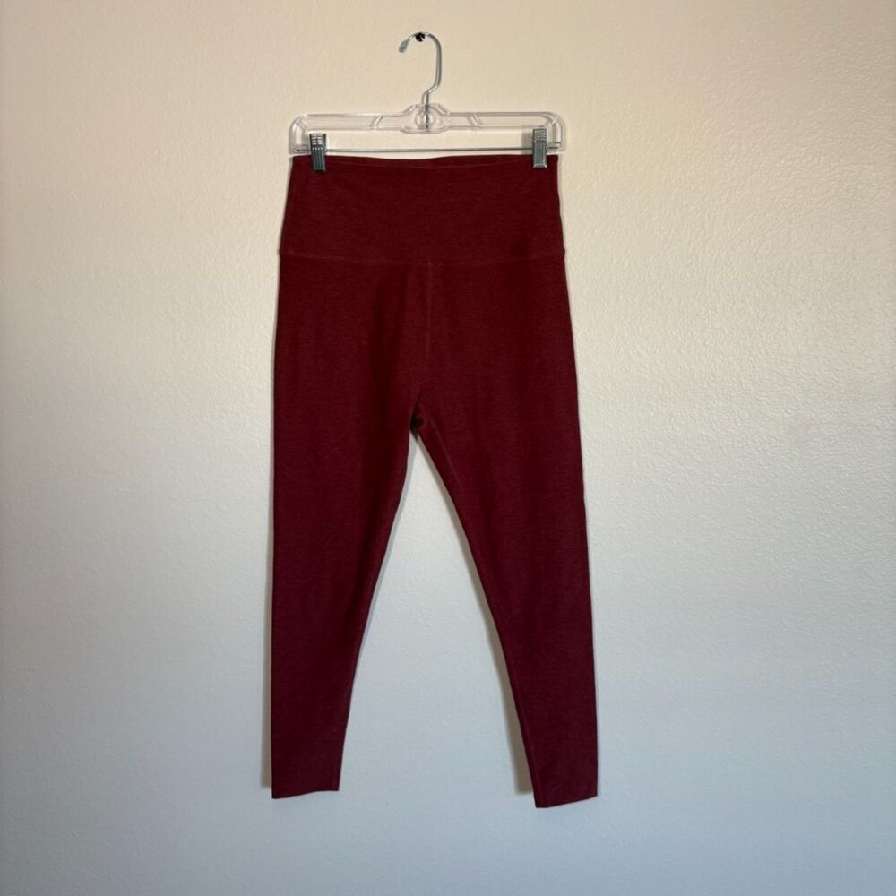 Beyond Yoga Heathered Red Leggings XL